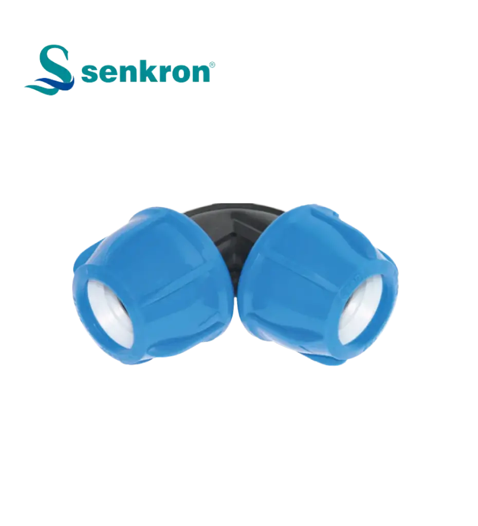 Elbow 90mm Senkron Blue