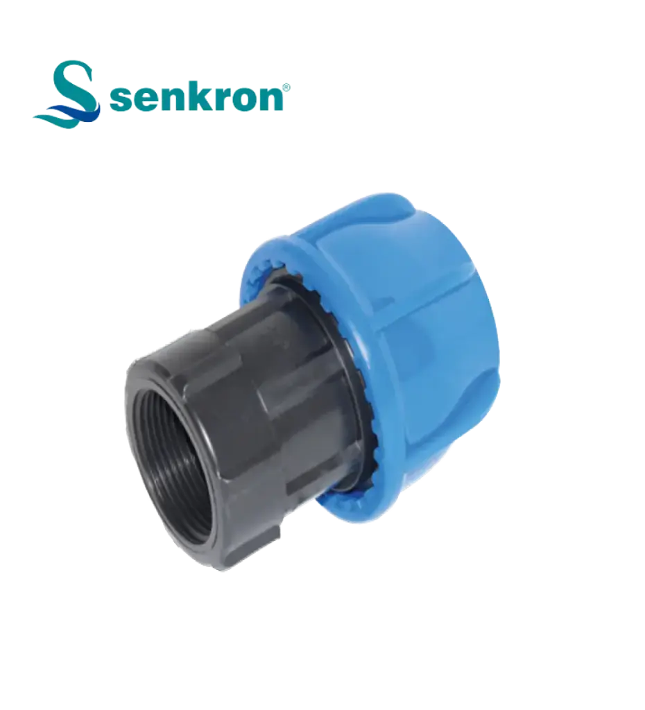  Female Adaptor 63mm × 2" Senkron Blue
