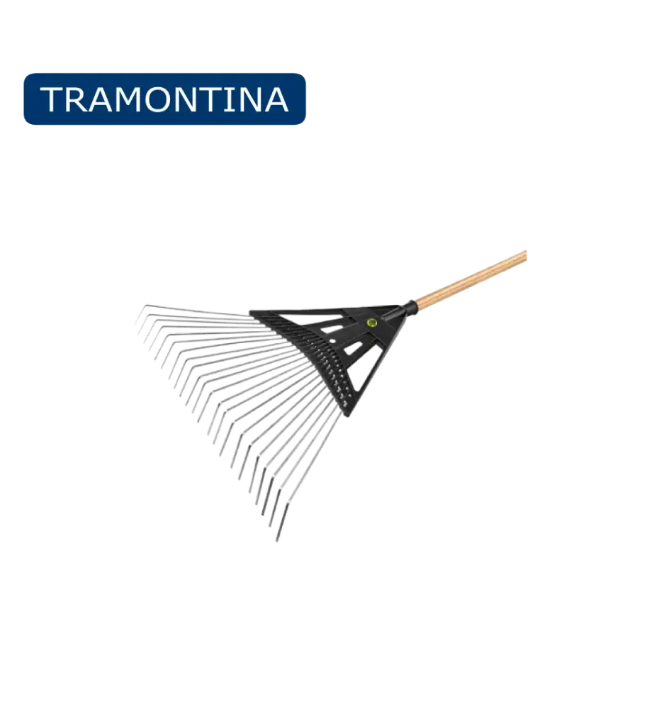 Garden broom, 22 teeth, 120 cm long, plastic 77845/724 Tramontina