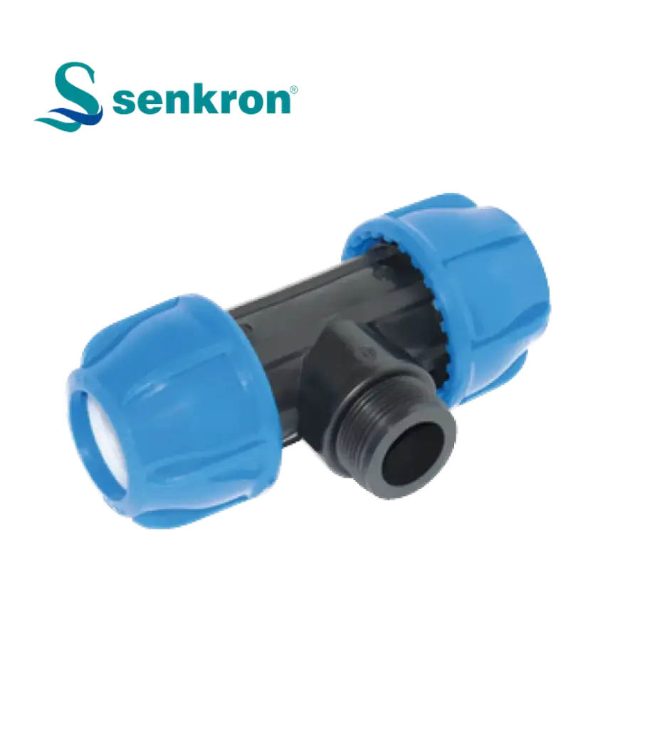 تقسيم تي 75ملم × 2.5" ظهر × 75ملم - Senkron Blue
