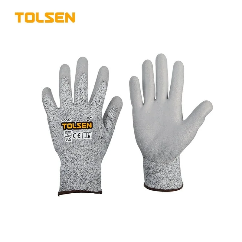 قفاز سلكون ضد القطع مستوى 5 Tolsen 45041