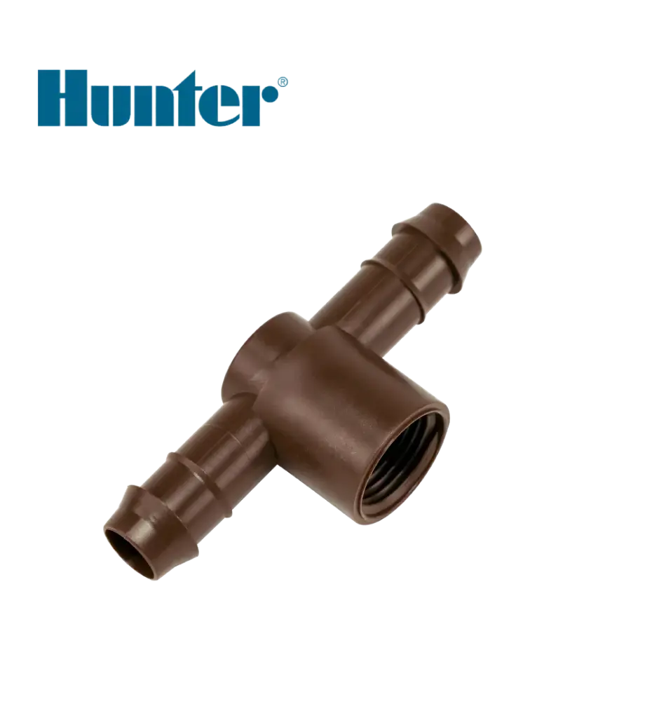  Hunter brown TEE 050 17 mm female
