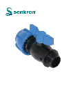 Coupling Valve male 40mm x "1.25 Senkron Blue